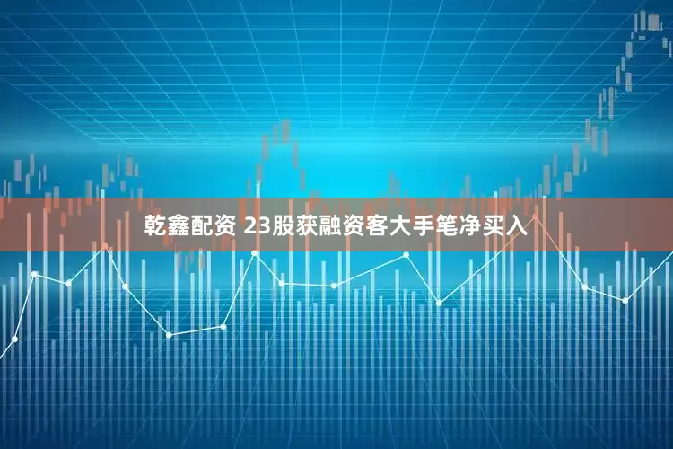 乾鑫配资 23股获融资客大手笔净买入